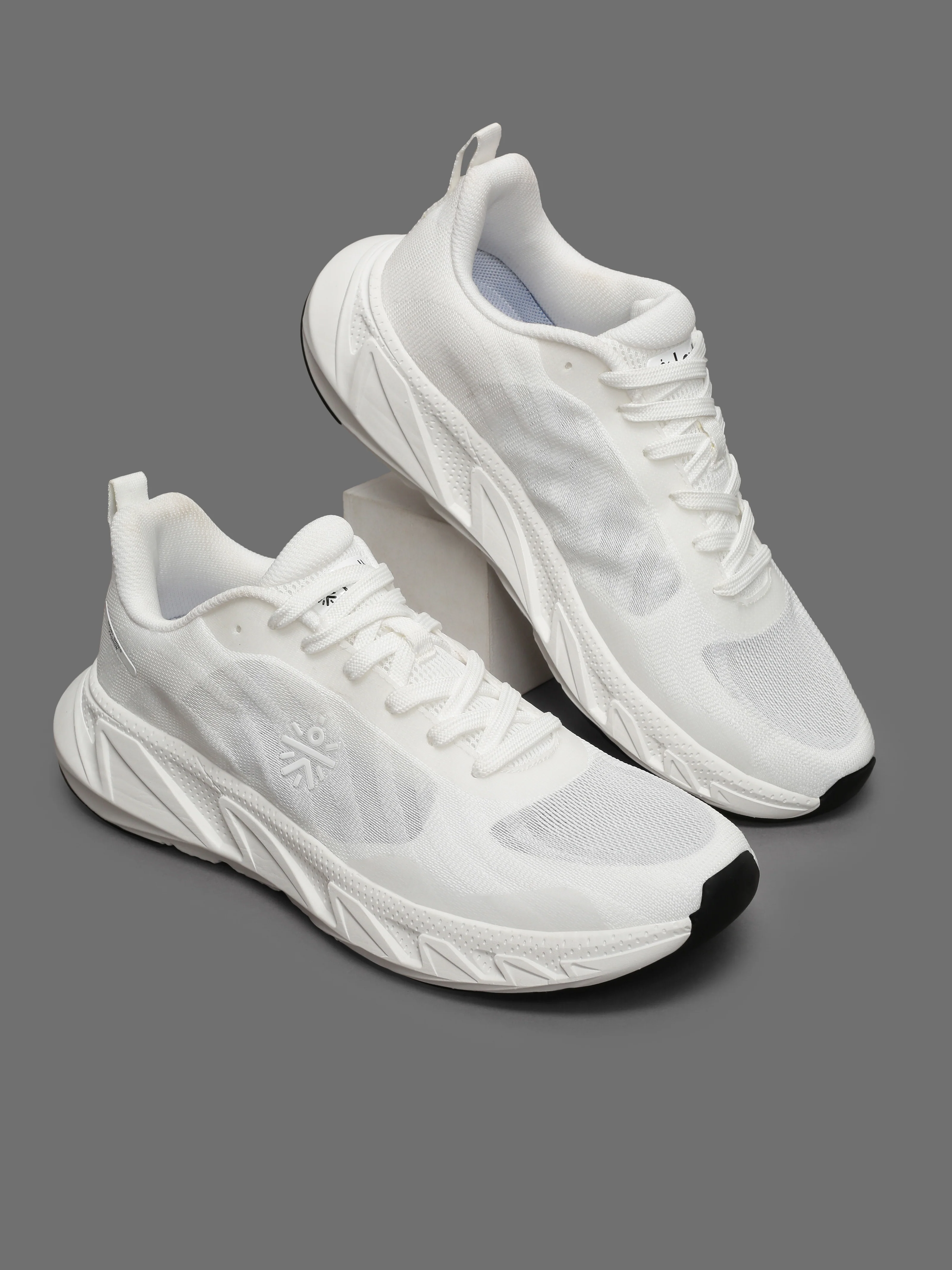 White athletic shoes